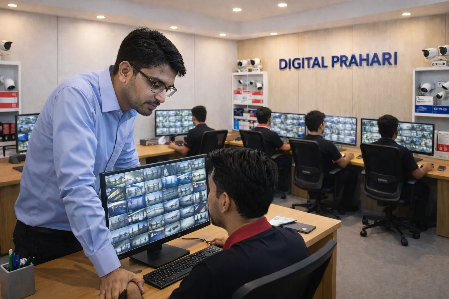 Digital Prahari office and monitoring team